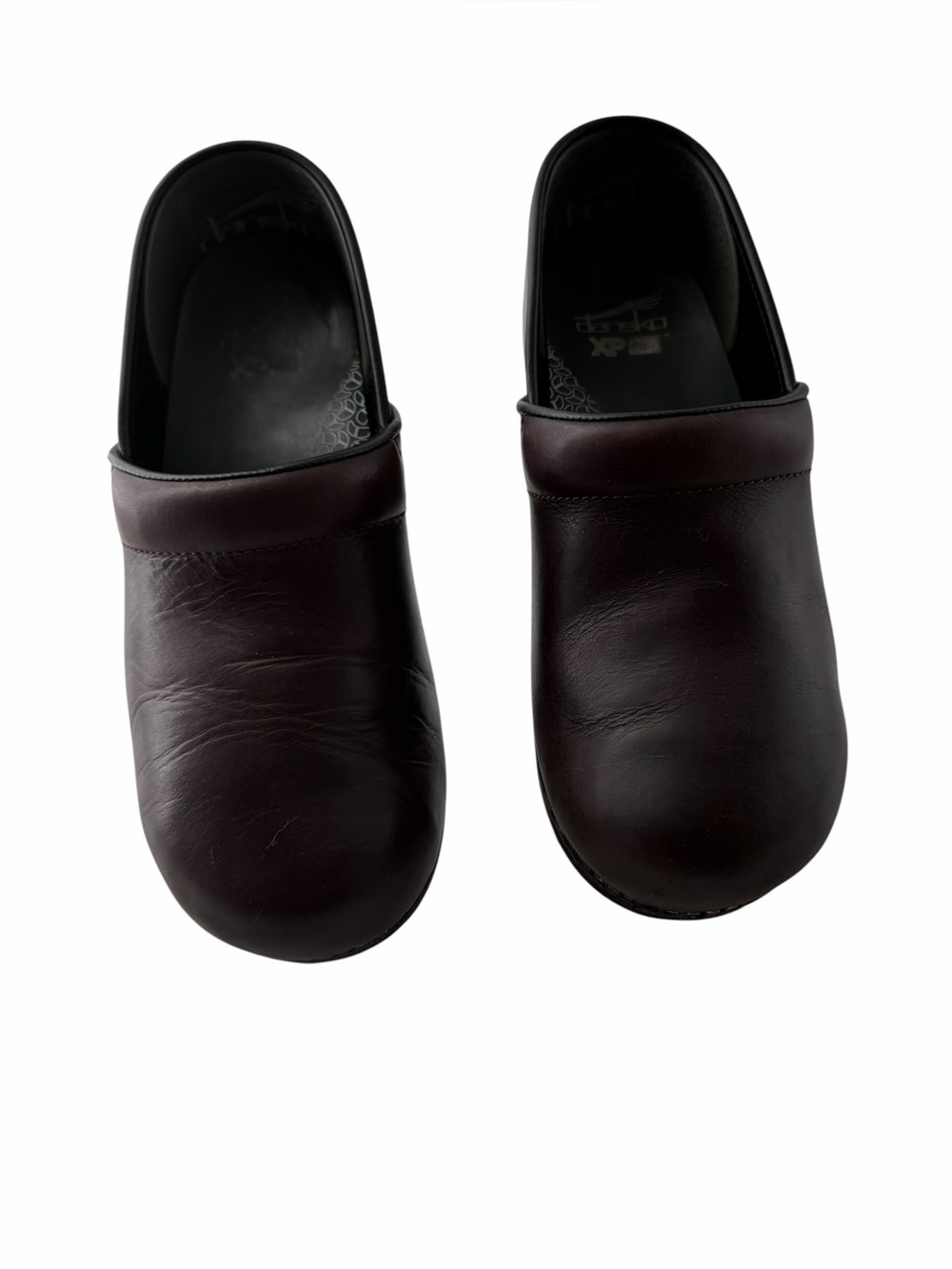 Dansko XP 2.0 Leather Clogs Lagenlook Minimalist Nurse Teacher Women’s Size 38